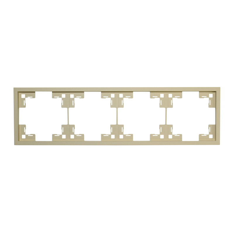 Рамка чотиримісна універсальна Quadrant, тихий оливковий