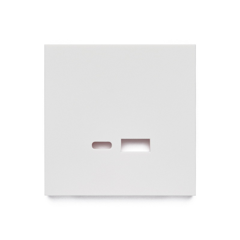 Фронтальна панель розетки-USB Fast-Charging 20W (type A+C), дотик білого