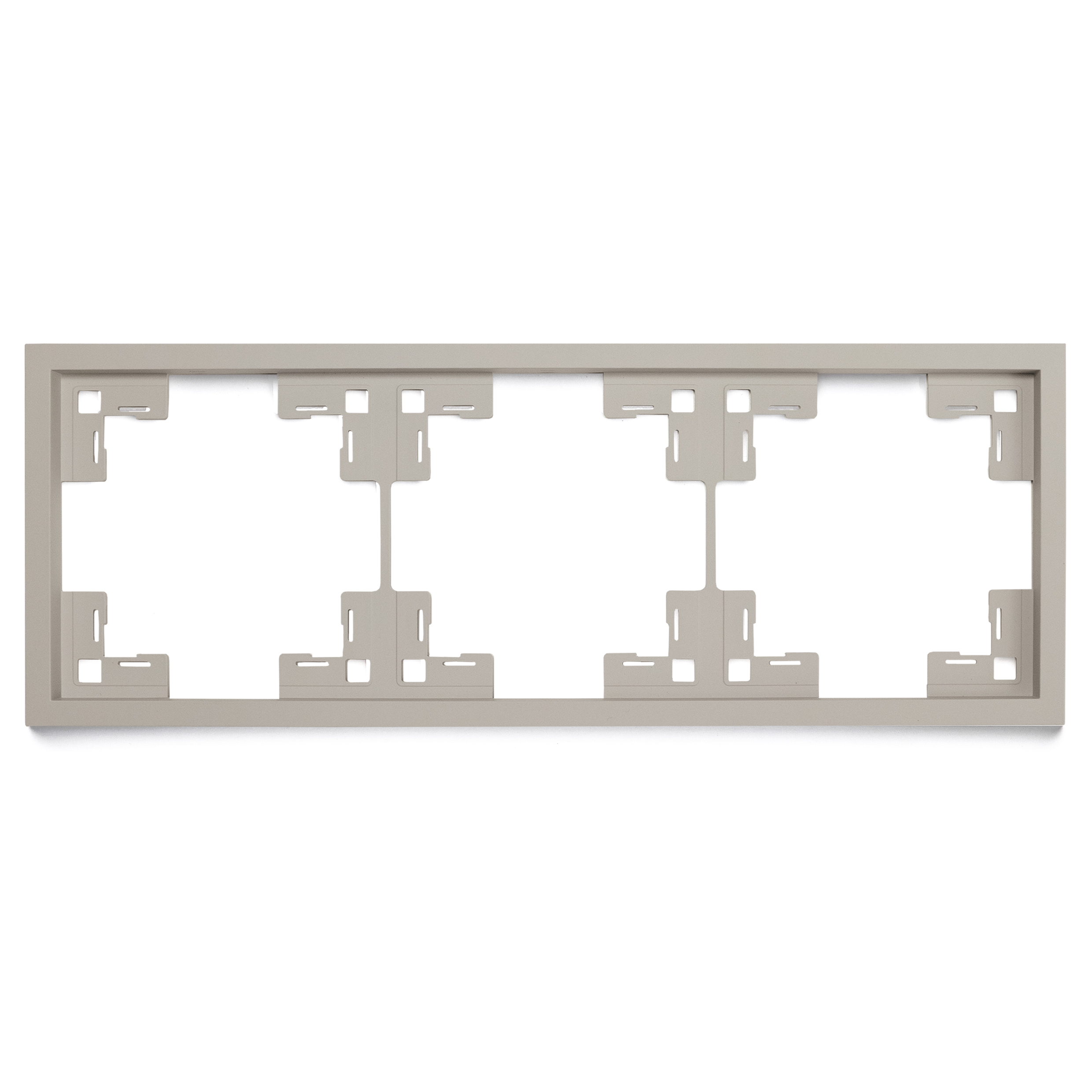 Рамка тримісна універсальна Quadrant, дотик грейж