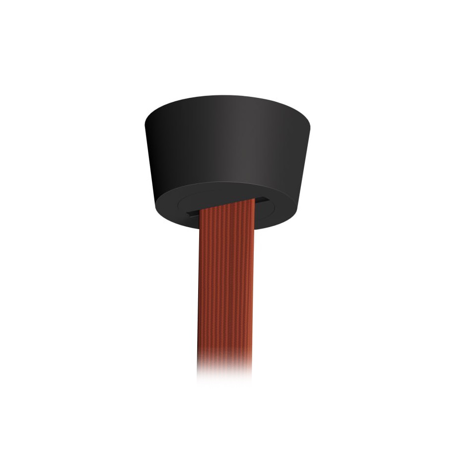 Surface canopy Ø75mm, black