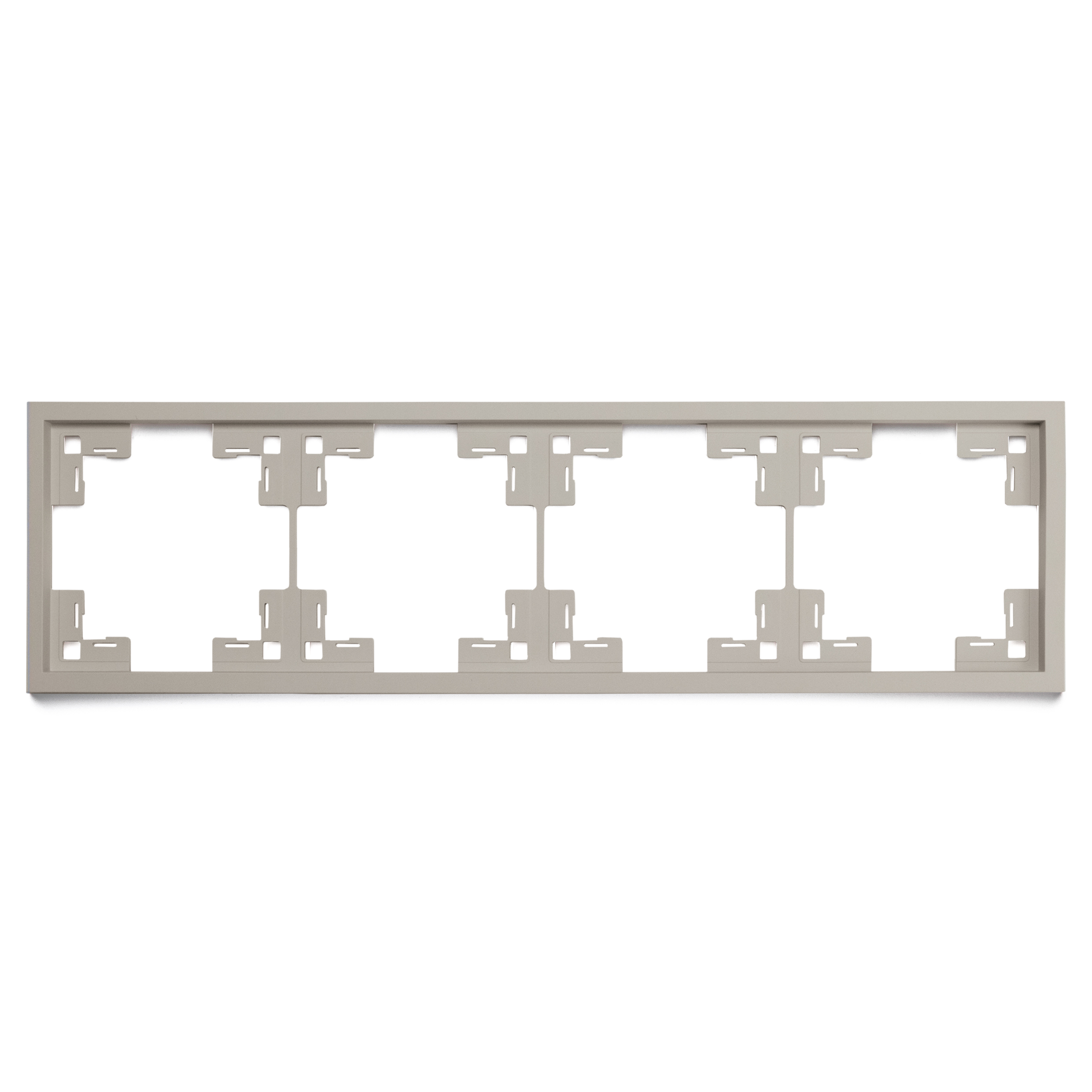 Рамка чотиримісна універсальна Quadrant, дотик грейж