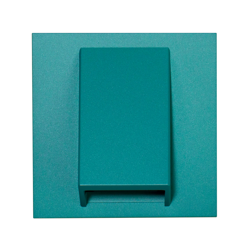 Фронтальна панель кабельного виводу, трендовий бірюзовий 26