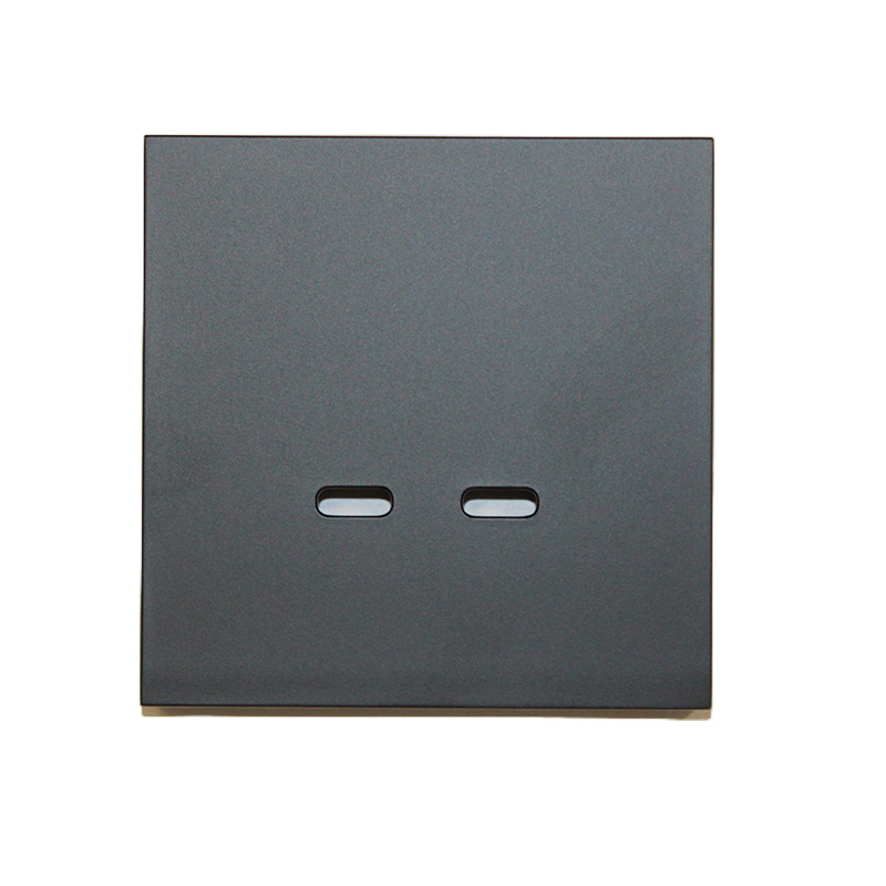 Фронтальна панель розетки-USB Fast-Charging 60W (type C+C), матовий чорний