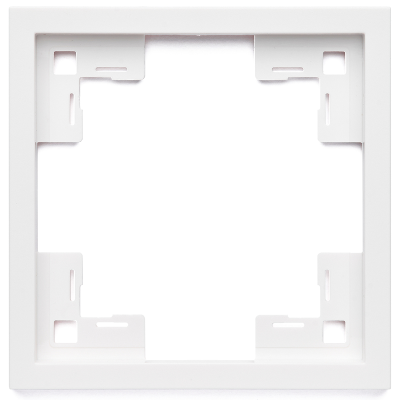 Рамка одномісна універсальна Quadrant, дотик білого