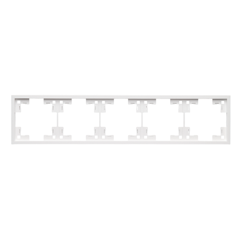 Five-seater universal frame Quadrant, matte white