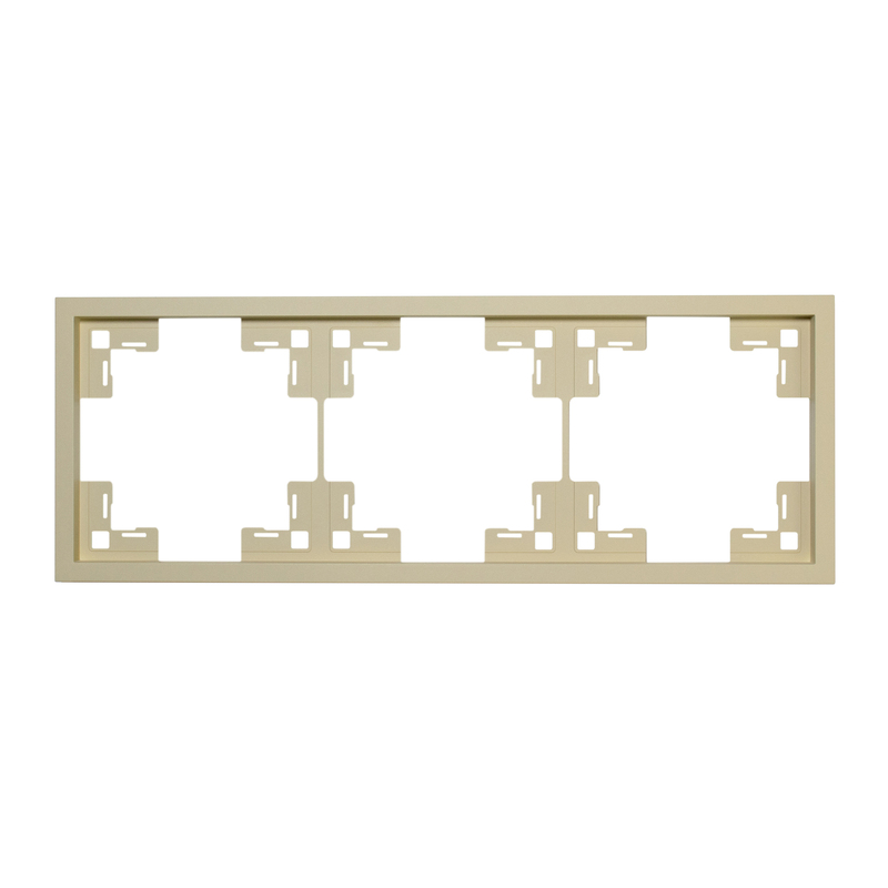 Рамка тримісна універсальна Quadrant, тихий оливковий