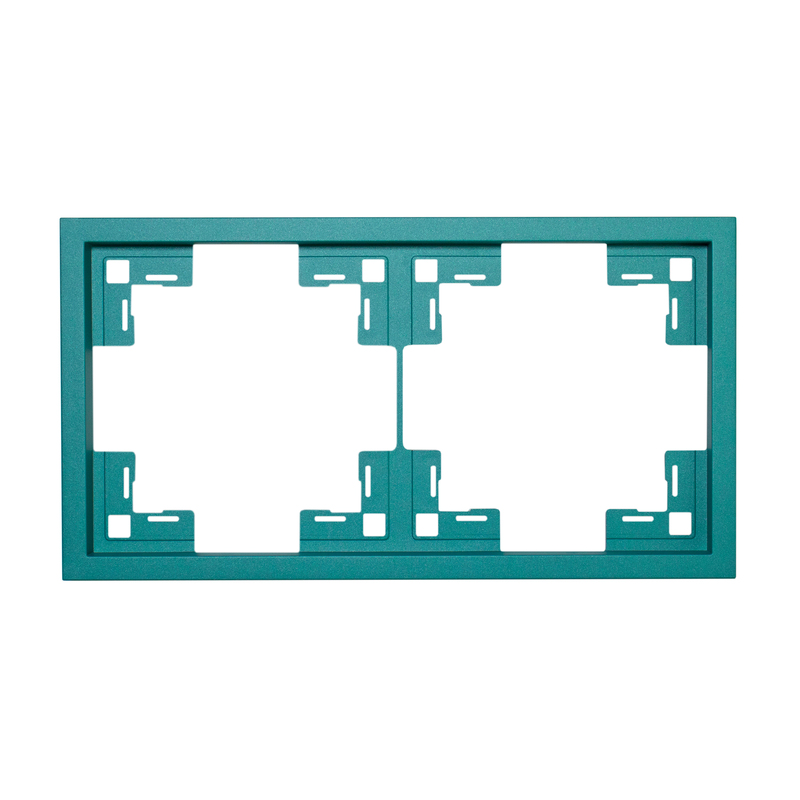 Рамка двомісна універсальна Quadrant, трендовий бірюзовий 26