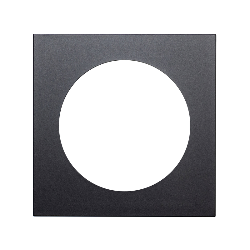 Фронтальна панель терморегулятора, матовий чорний