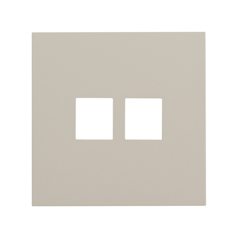 Фронтальна панель розетки подвійної комп'ютерної, дотик місяця