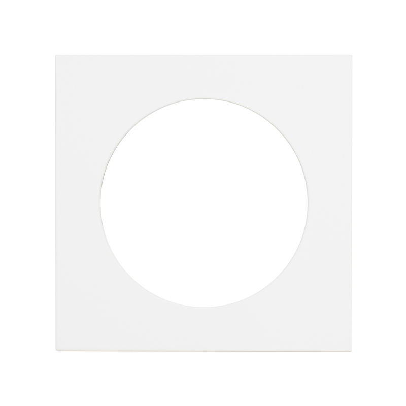 Фронтальна панель терморегулятора, матовий білий