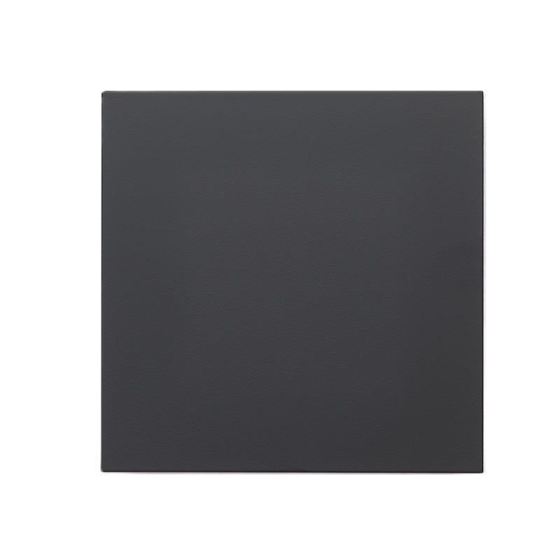 Front panel blanking, matte black