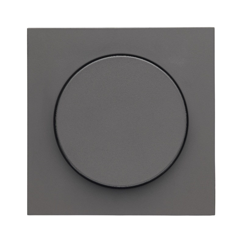 Dimmer front panel, midnight gray