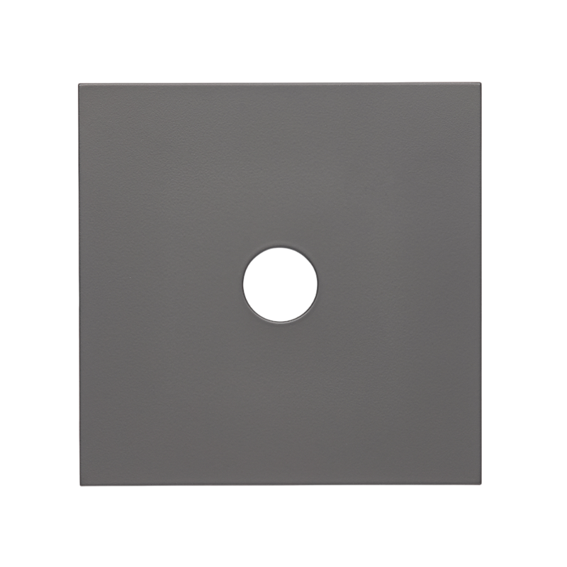 Front panel of the TV socket, midnight gray