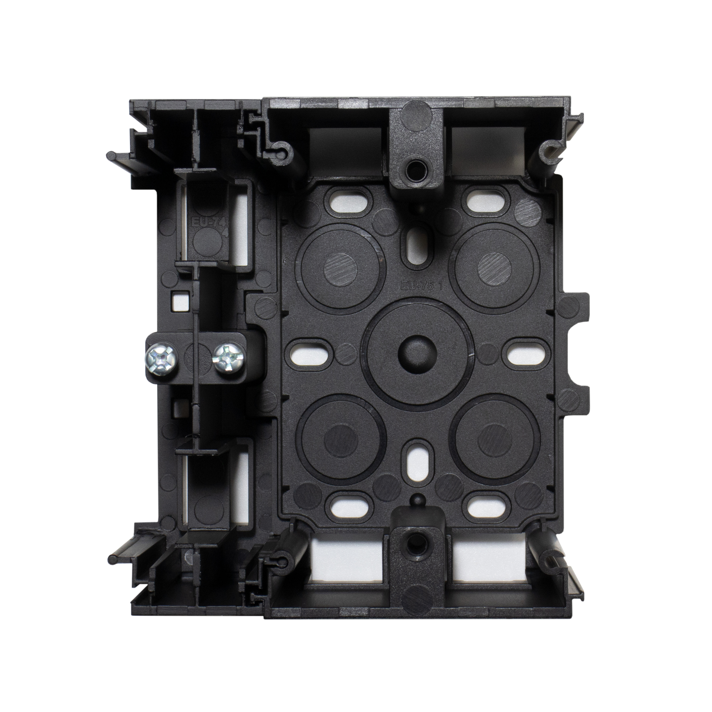 З'єднувальна частина для коробки накладного монтажу, матовий чорний