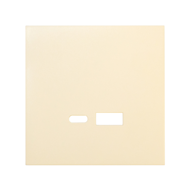 Фронтальна панель розетки-USB Fast-Charging 20W (type A+C), нувія крем