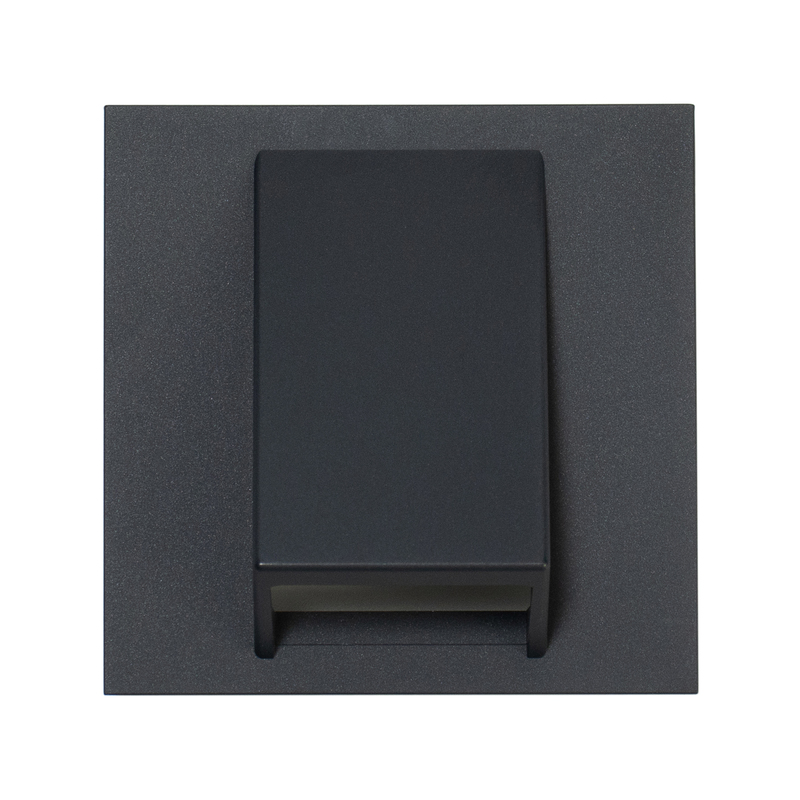 Фронтальна панель кабельного виводу, матовий графіт