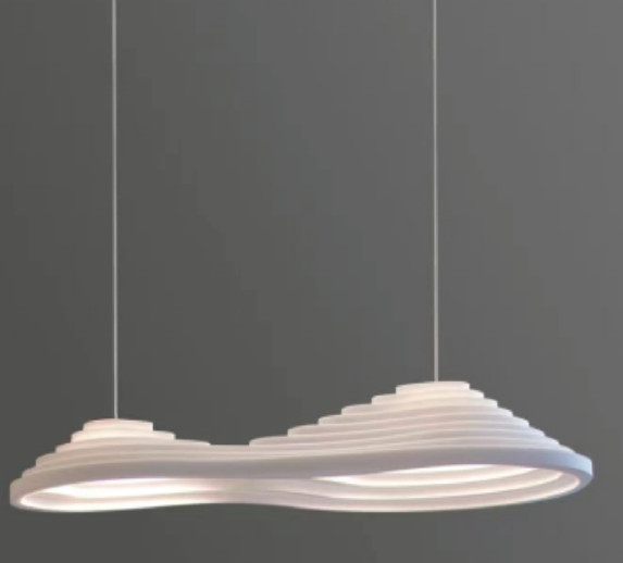 LED підвісний світильник 24Вт, L120*60*35см, білий