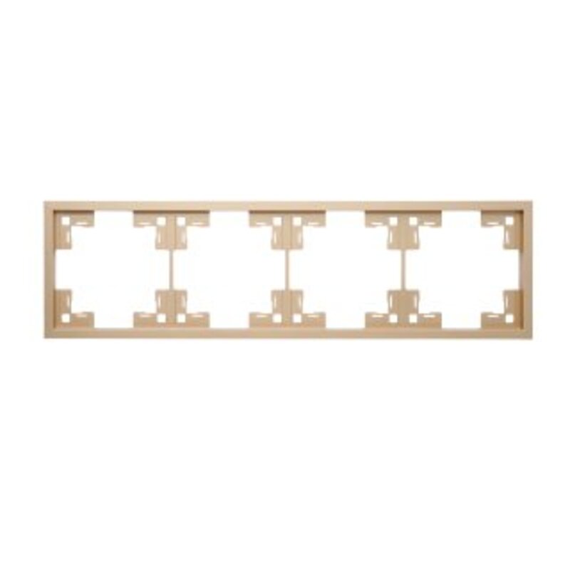 Four-seater universal frame Quadrant, soft aurum