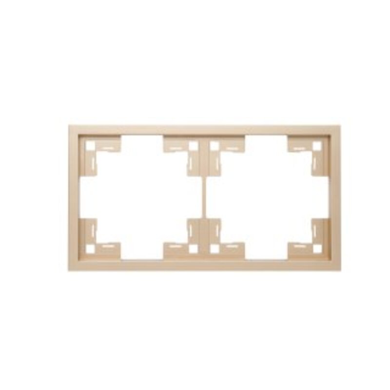 Double universal frame Quadrant, soft aurum
