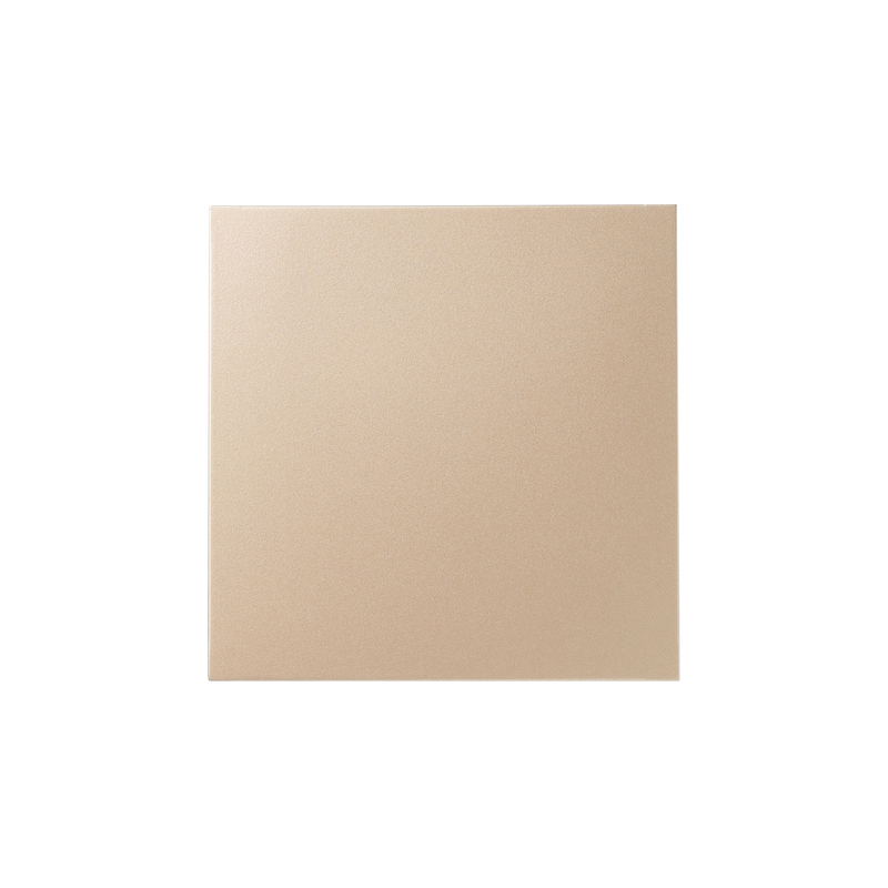 Front panel blanking, soft aurum