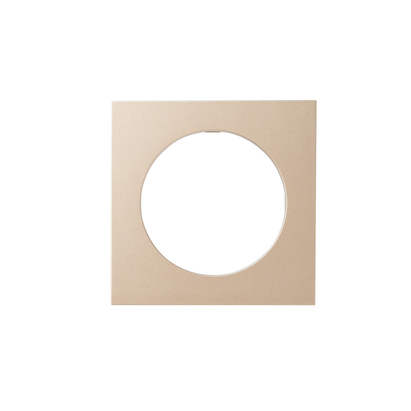 Thermostat front panel, soft aurum