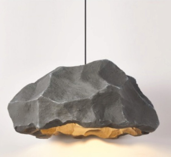 LED підвісний світильник 12Вт, D52см*H30см, чорний