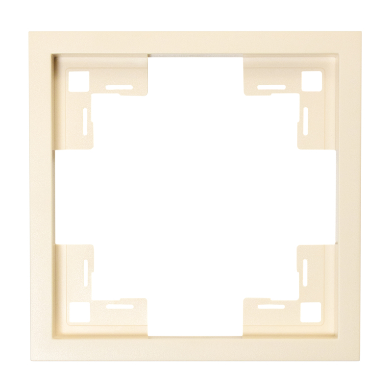 Рамка одномісна універсальна Quadrant, нувія крем