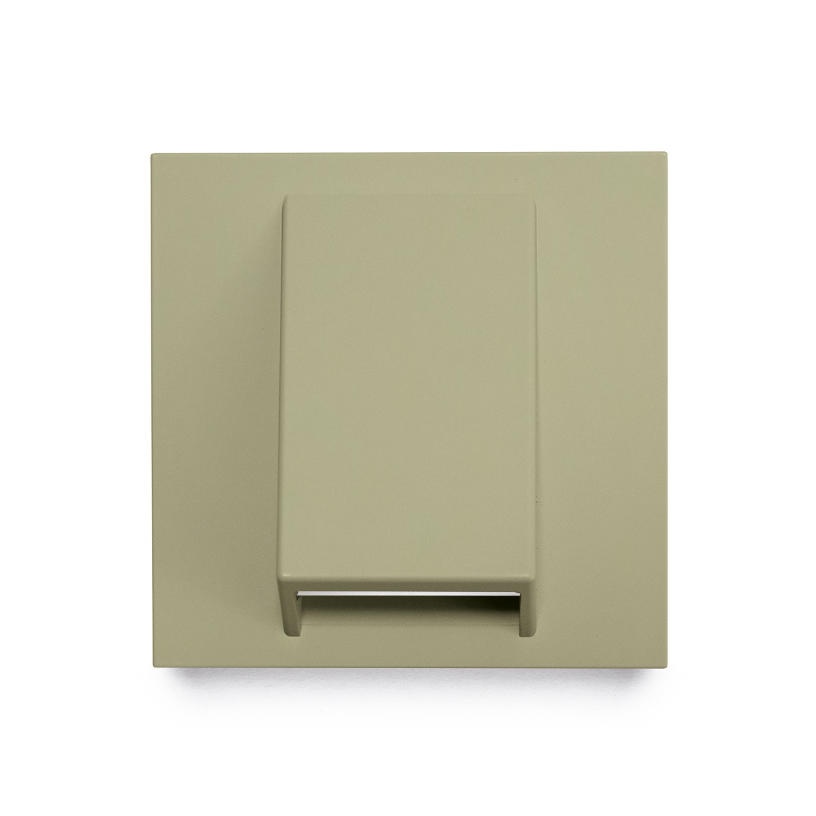 Фронтальна панель кабельного виводу, тихий оливковий