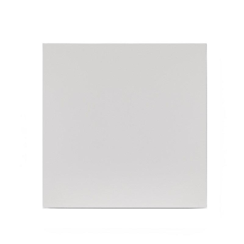 Front panel blanking, matte white