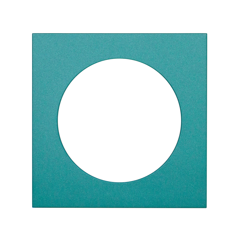 Фронтальна панель терморегулятора, трендовий бірюзовий 26