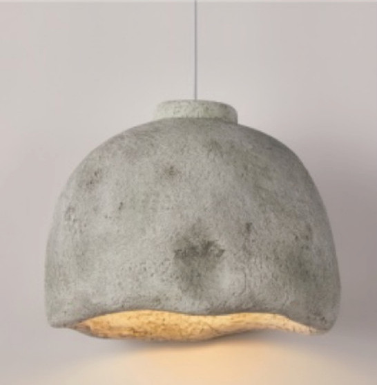 LED підвісний світильник 12Вт, D60*H40см, сірий