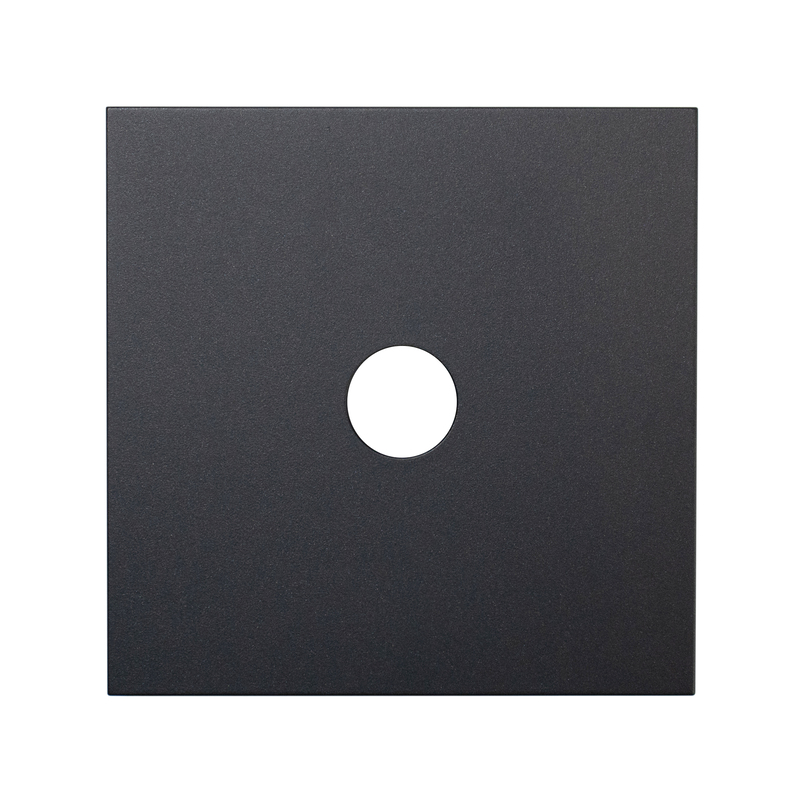 Фронтальна панель розетки телевізійної, матовий графіт